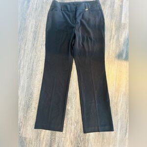 Anne Klein Classic Black Straight Leg Pants